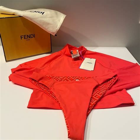 fendi swim costume|fendi skims bathing suit.